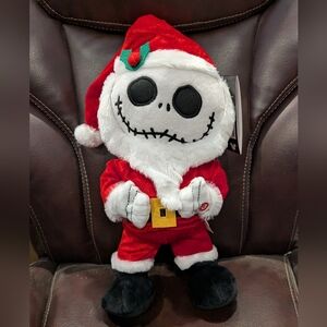 Nightmare Before Christmas 13" Animated Musical Jack Skellington Dancing Santa